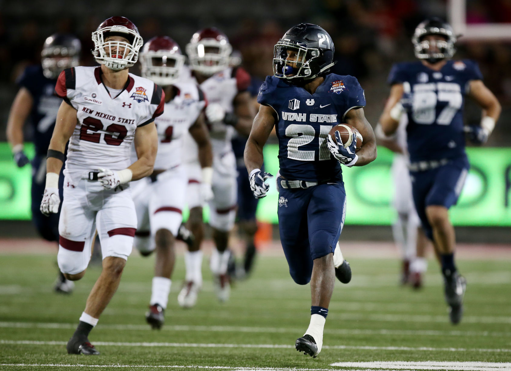 New Mexico State 26, Utah State 20